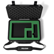 Pelican 1505SSLK Air Case with custom two-tone CNC-cut foam interior