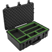 Pelican 1555 Air Case with custom two-tone CNC-cut foam interior