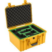Pelican 1557 Air Case with custom two-tone CNC-cut foam interior