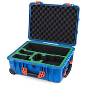Pelican 1560 Case with custom two-tone CNC-cut foam interior