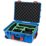 Pelican 1560LFC Case with custom two-tone CNC-cut foam interior