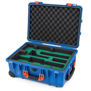 Pelican 1560LOC Case with custom two-tone CNC-cut foam interior