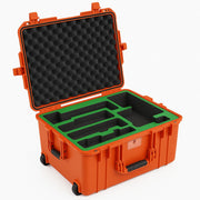 Pelican 1607 Air Case with custom two-tone CNC-cut foam interior