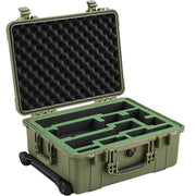 Pelican 1610 Case with custom two-tone CNC-cut foam interior