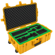 Pelican 1615 Air Case with custom two-tone CNC-cut foam interior