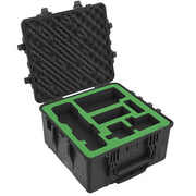 Pelican 1640 case with custom two-tone CNC-cut foam interior