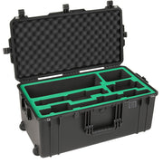 Pelican 1646 Air Case with custom two-tone CNC-cut foam interior