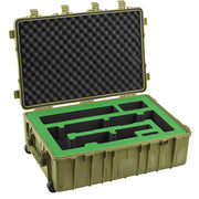 Pelican 1730 Case with custom two-tone CNC-cut foam interior